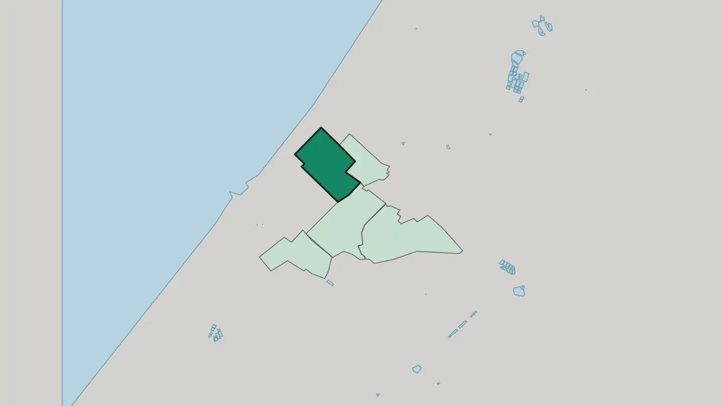 Map of Nasser in Gaza