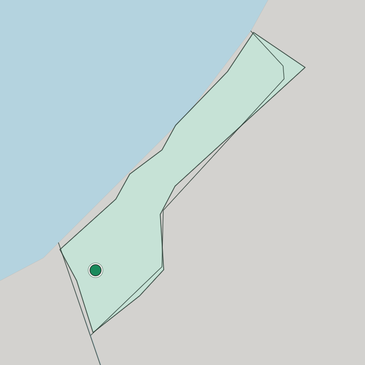 Map showing Rafaḩ — In Gaza Strip