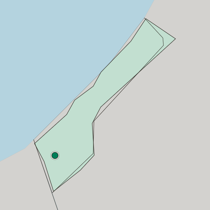 Map showing Rafaḩ — In Gaza Strip