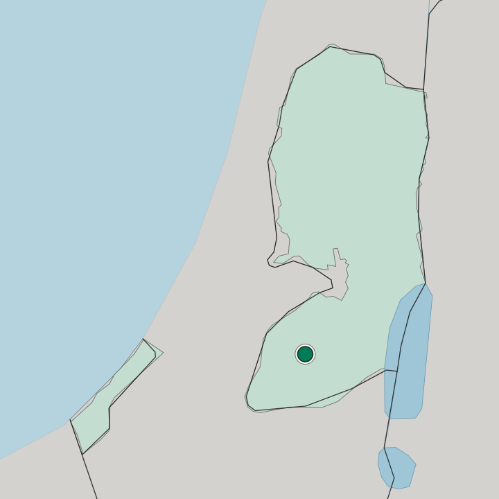 Map showing Admot Yishai — In Palestine