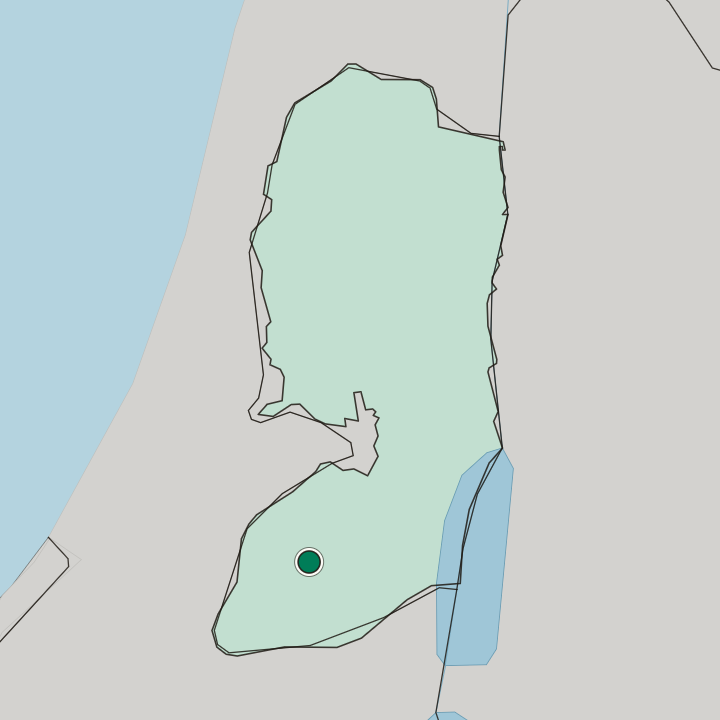 Map showing Admot Yishai — In West Bank