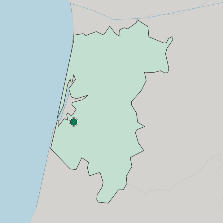 Map showing Aveiro — In Distrito de Aveiro