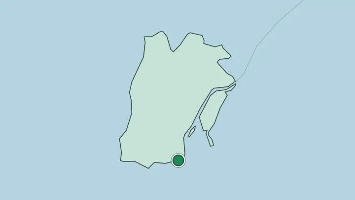 Map of Lisbon in Portugal