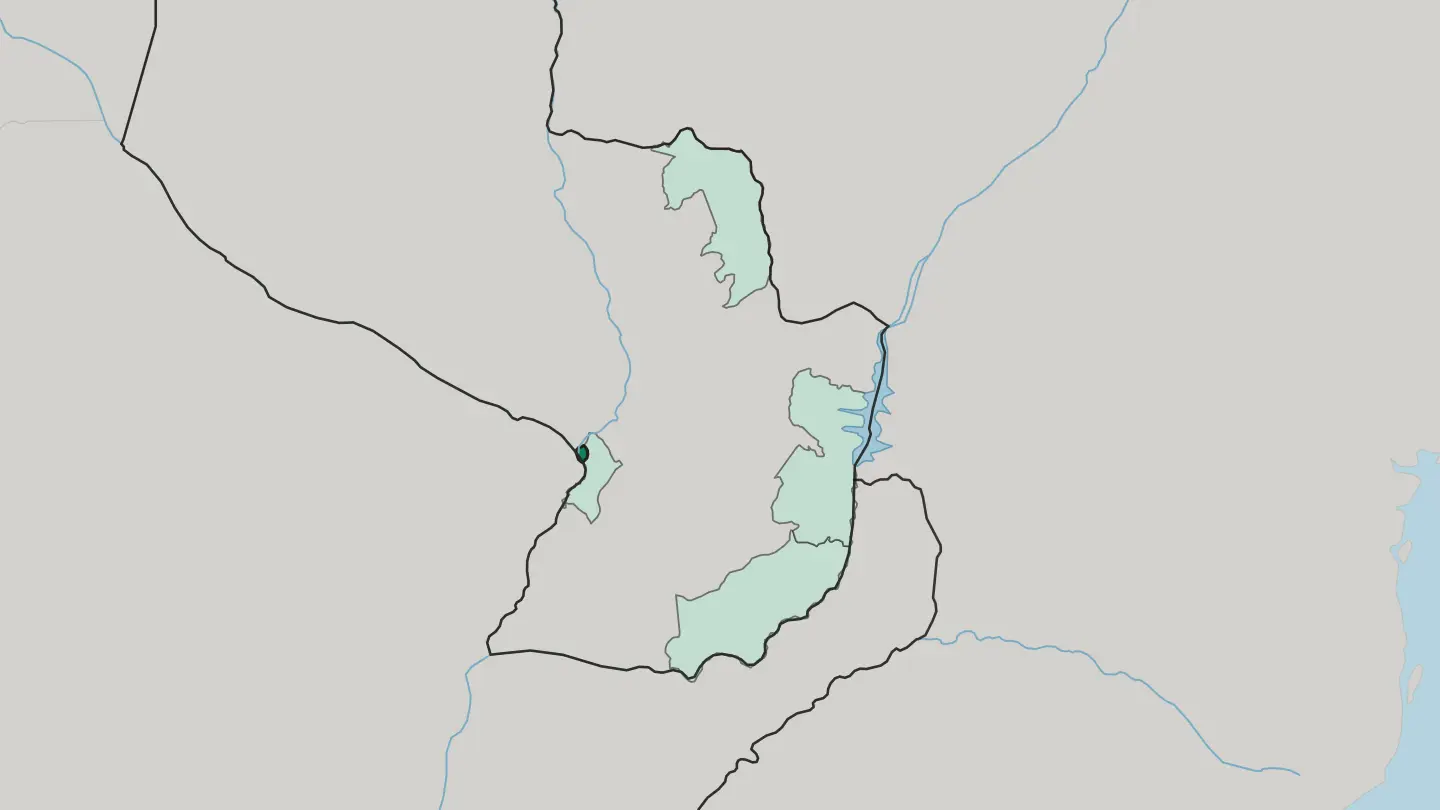 Map of Asunción in Paraguay