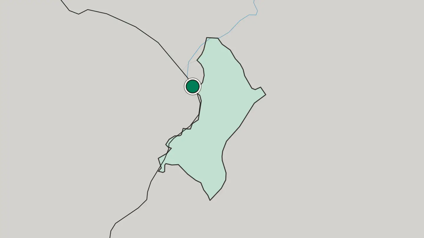 Map of San Antonio in Paraguay