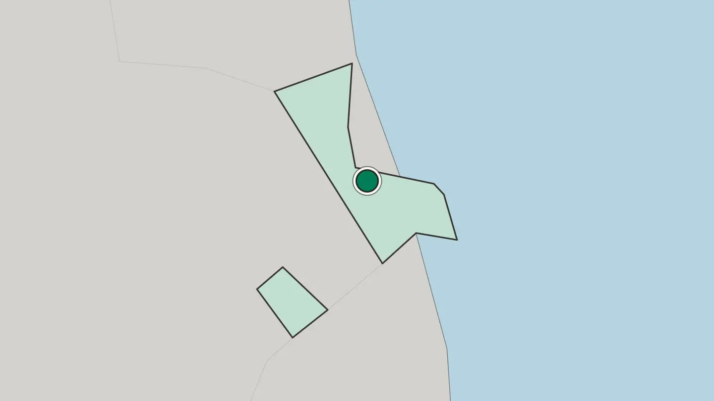 Map of Doha in Qatar