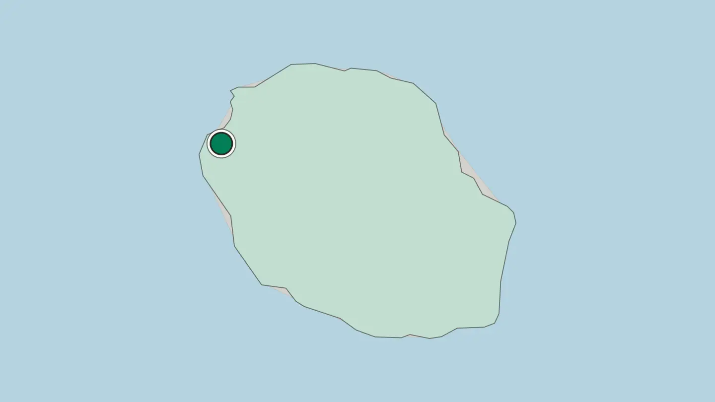 Map of Saint-Paul in Réunion