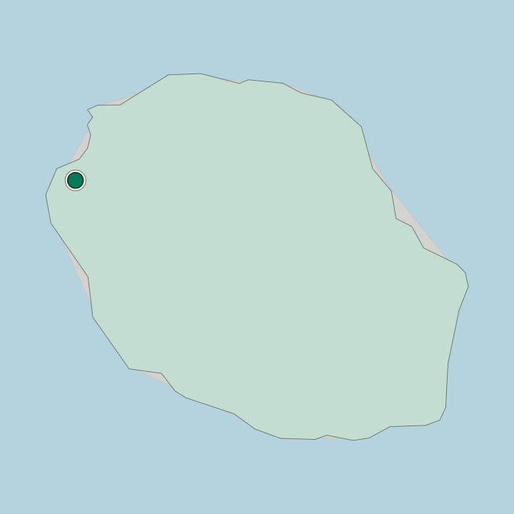 Map showing Saint-Paul — In Réunion