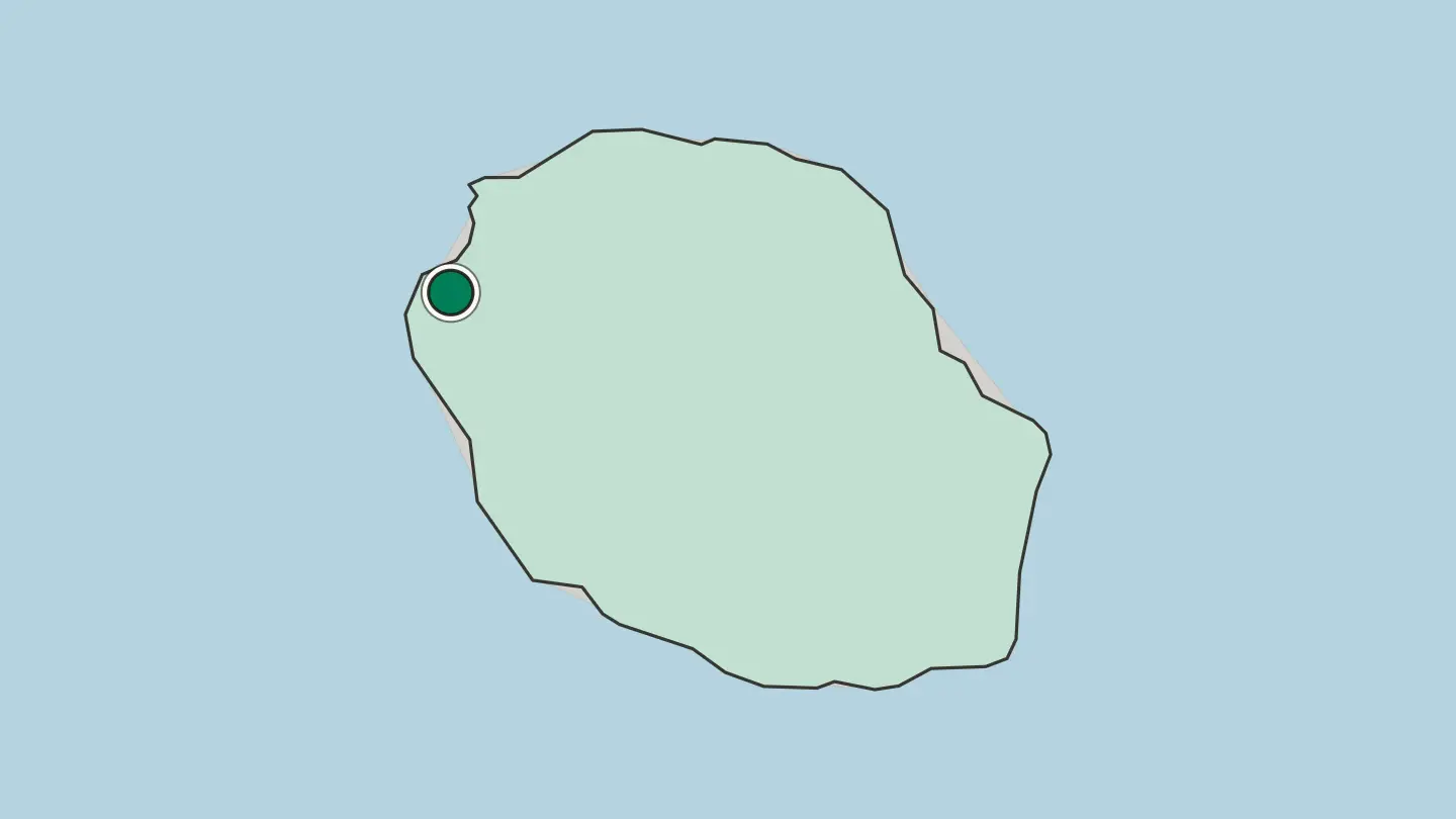 Map of Saint-Paul in Réunion