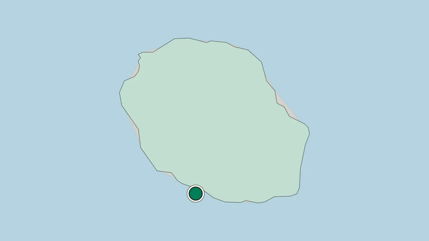 Map of Saint-Pierre in Réunion