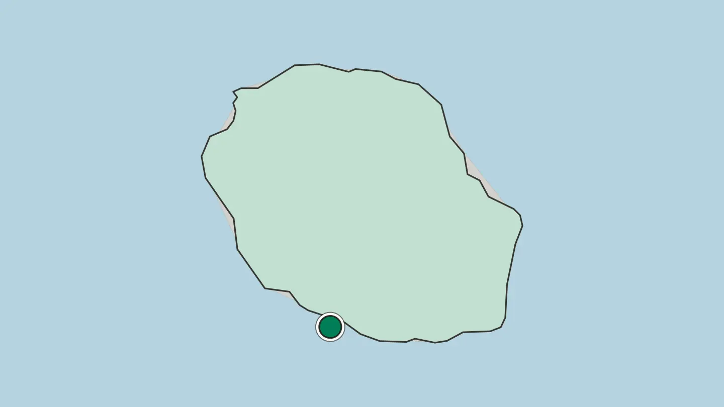 Map of Saint-Pierre in Réunion