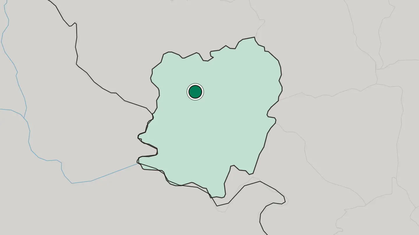 Map of Reşiţa in Romania