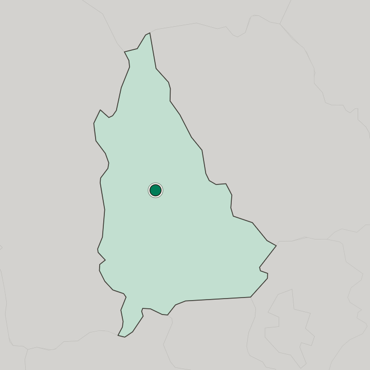 Map showing Târgovişte — In Dâmboviţa