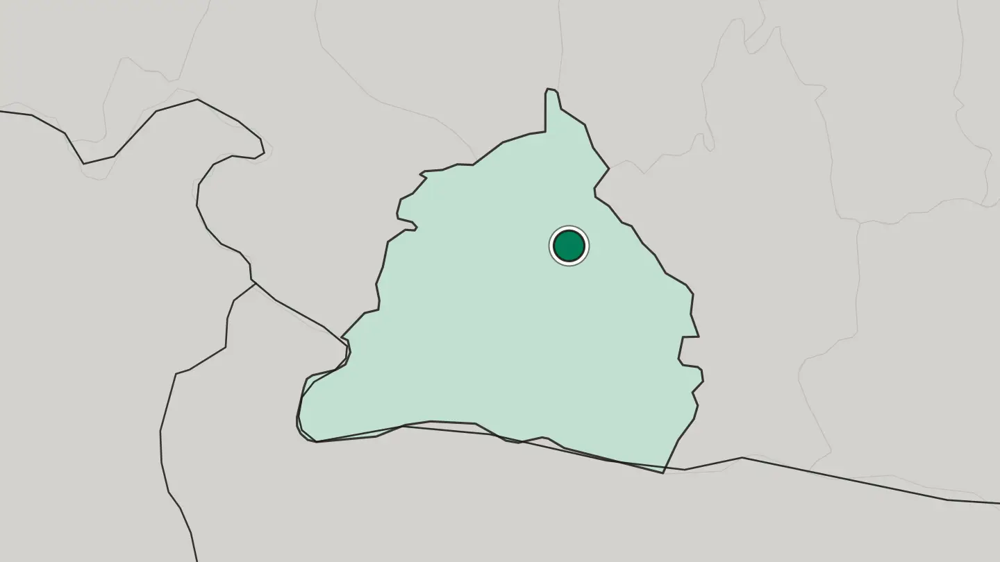 Map of Craiova in Romania