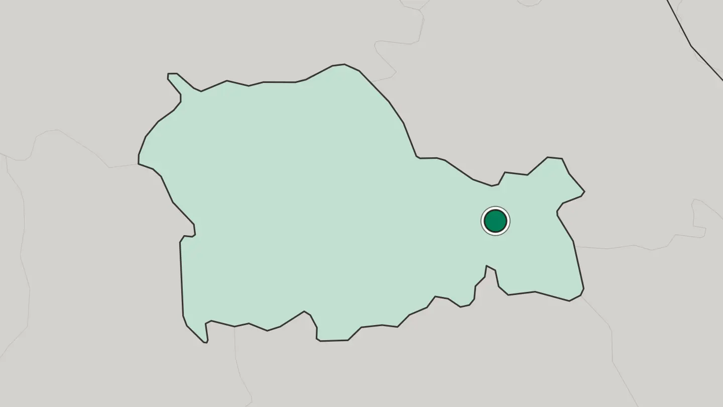 Map of Roman in Romania