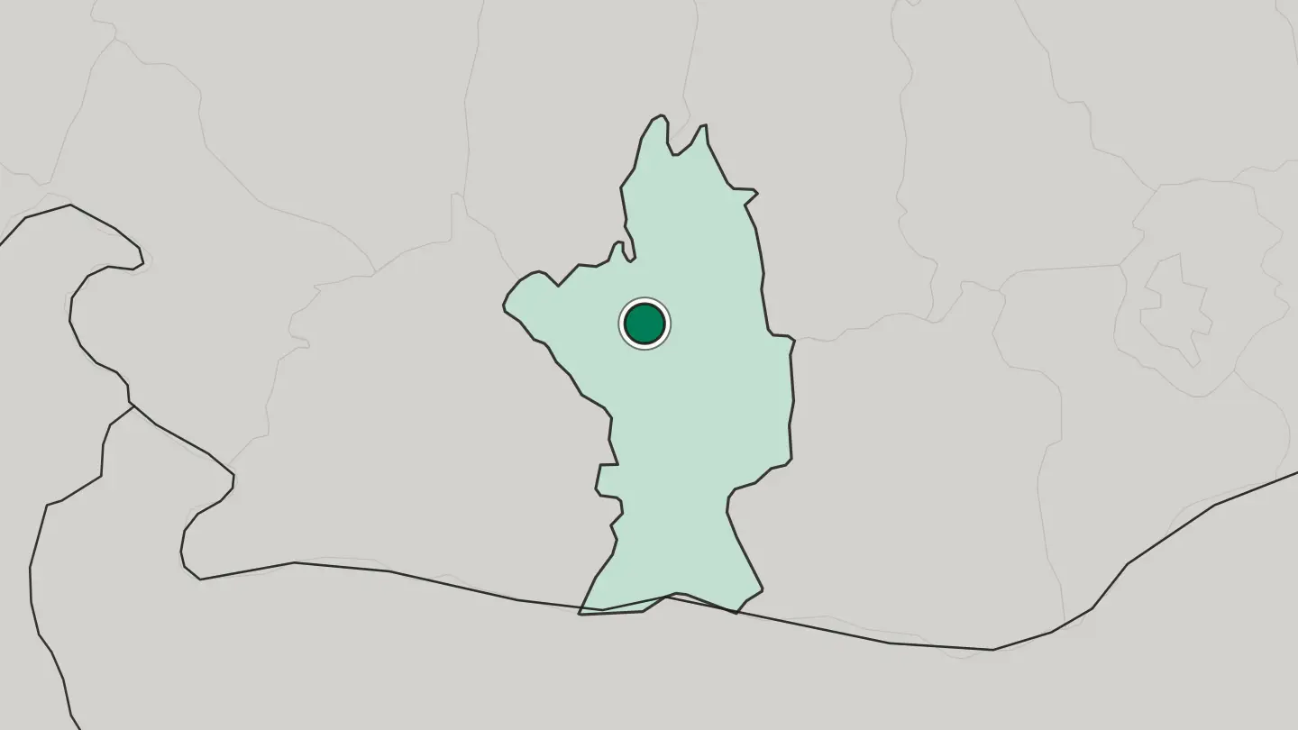 Map of Slatina in Romania