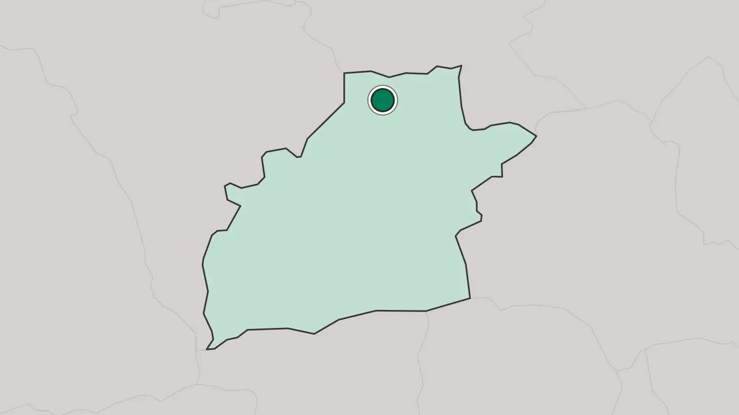 Map of Mediaş in Romania