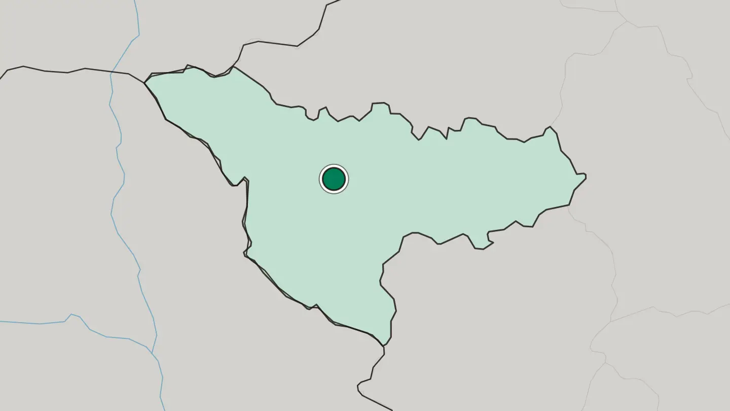 Map of Timişoara in Romania