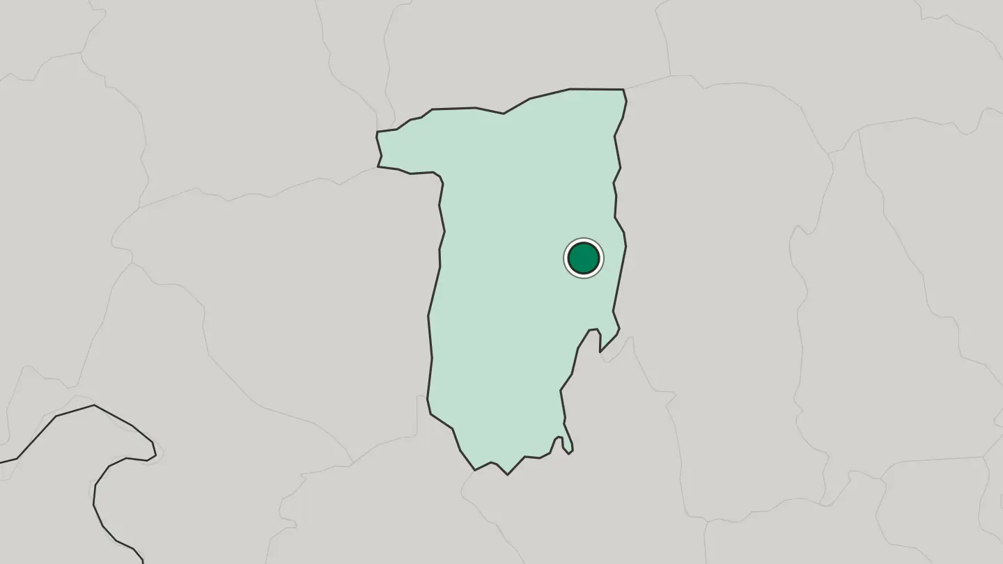 Map of Râmnicu Vâlcea in Romania