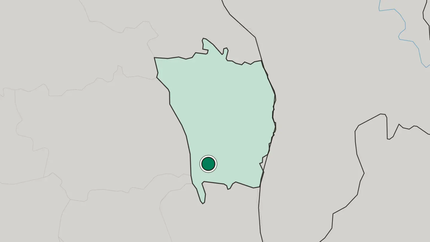 Map of Bârlad in Romania