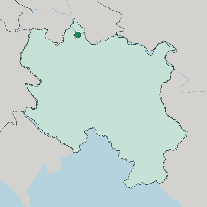Map showing Belgrade — In Central Serbia