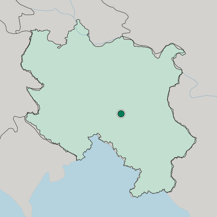 Map showing Kruševac — In Central Serbia