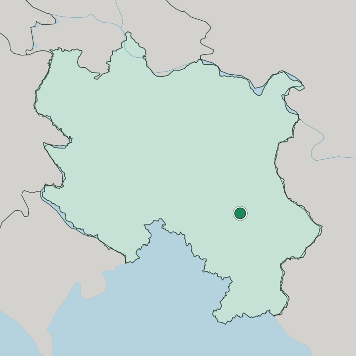 Map showing Niš — In Central Serbia