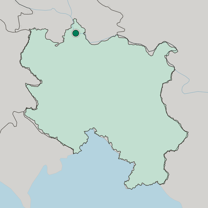 Map showing Zemun — In Central Serbia