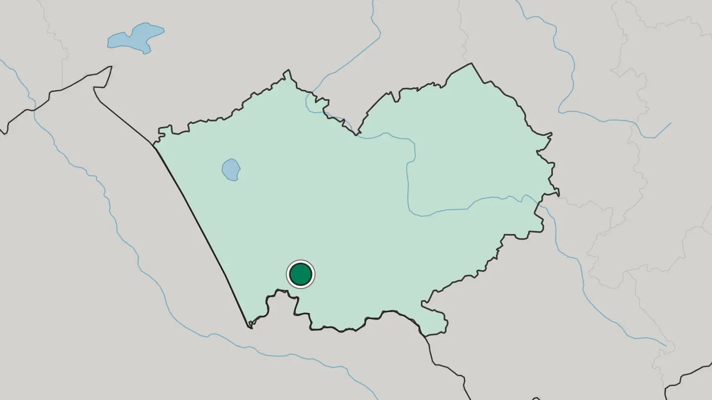 Map of Rubtsovsk in Russia