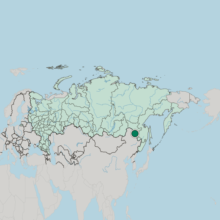 Map showing Belogorsk — In Russia