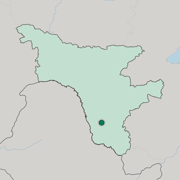 Map showing Belogorsk — In Amur Oblast