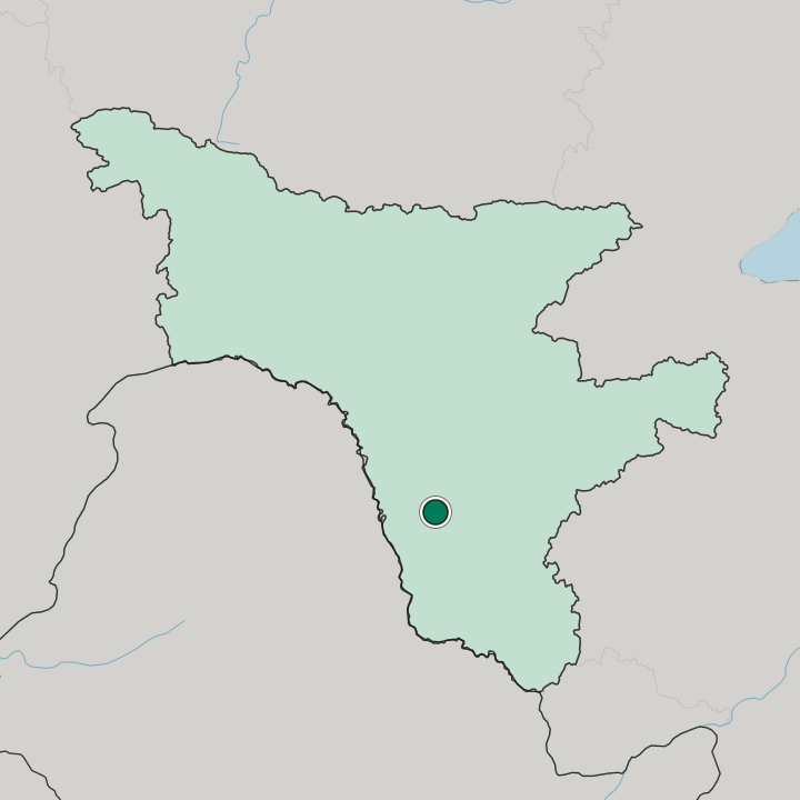 Map showing Svobodnyy — In Amur Oblast