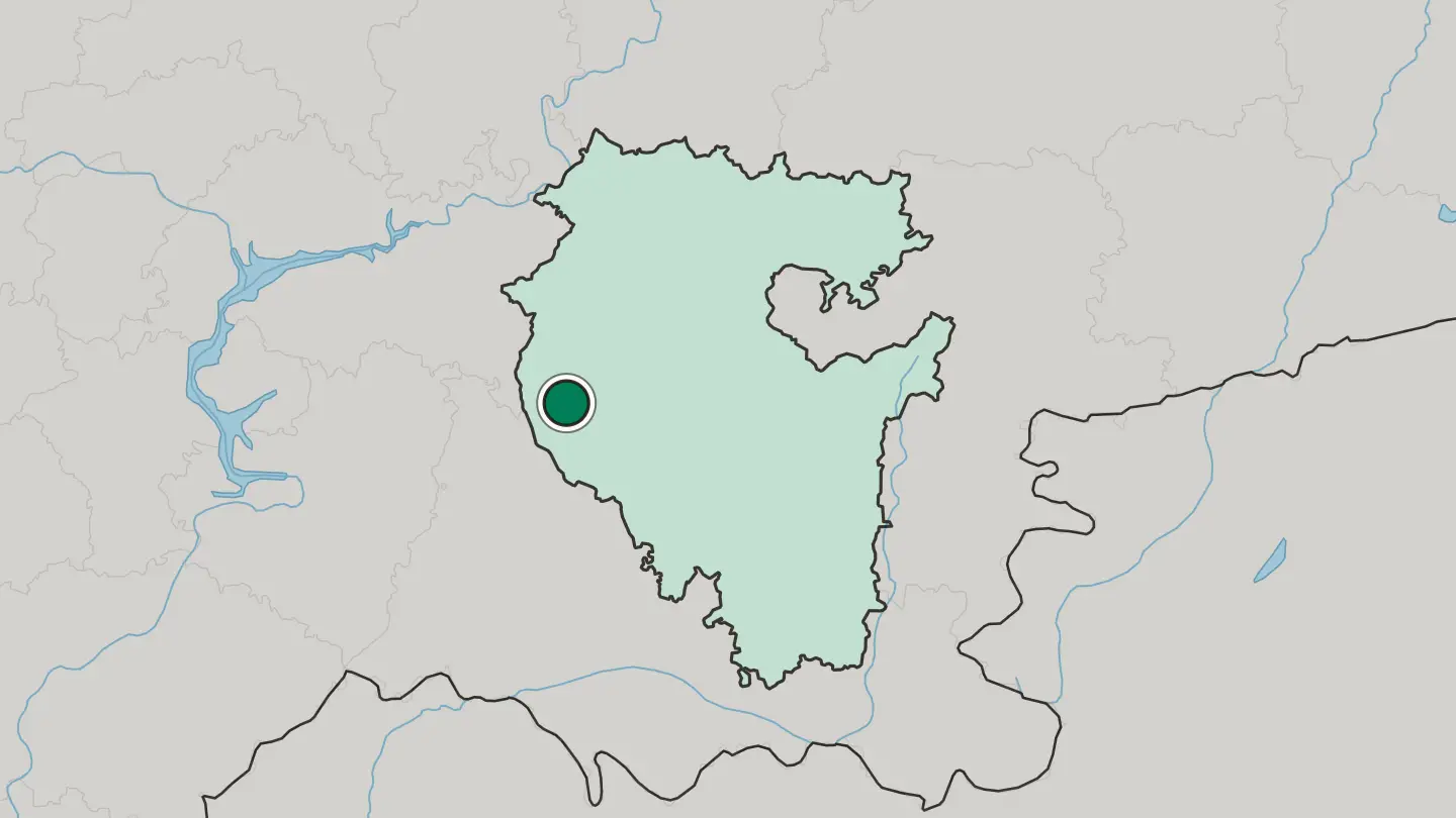 Map of Belebey in Russia