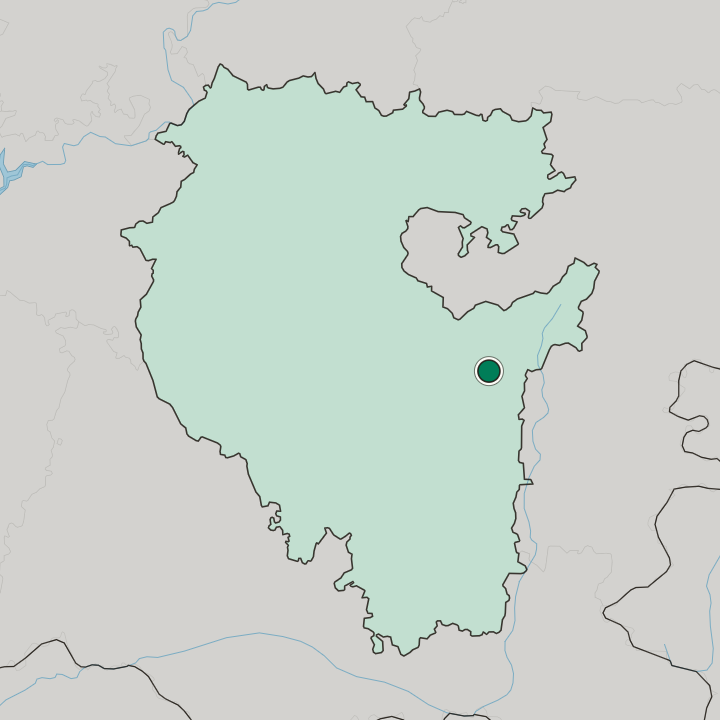 Map showing Beloretsk — In Bashkortostan