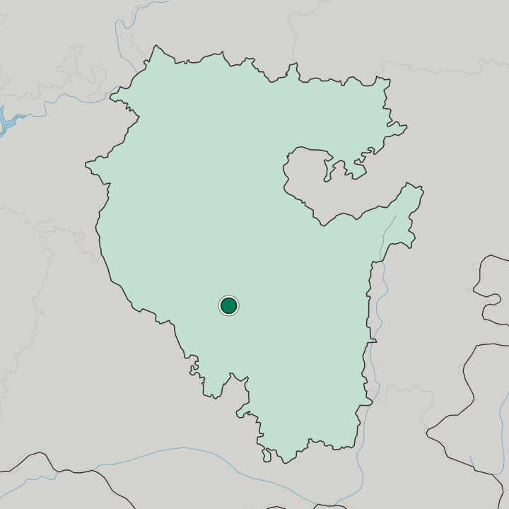Map showing Ishimbay — In Bashkortostan