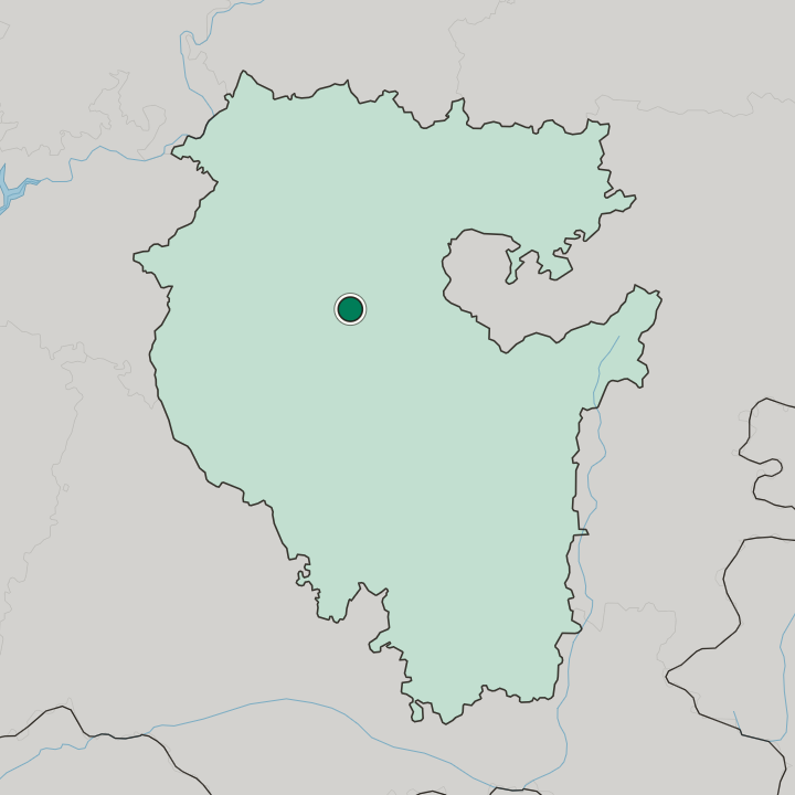 Map showing Ufa — In Bashkortostan