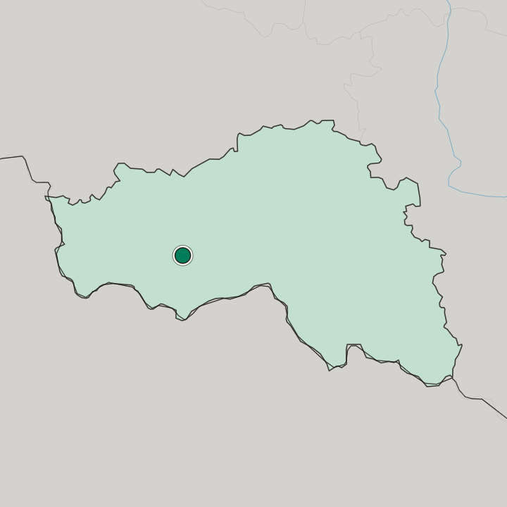 Map showing Belgorod — In Belgorod Oblast