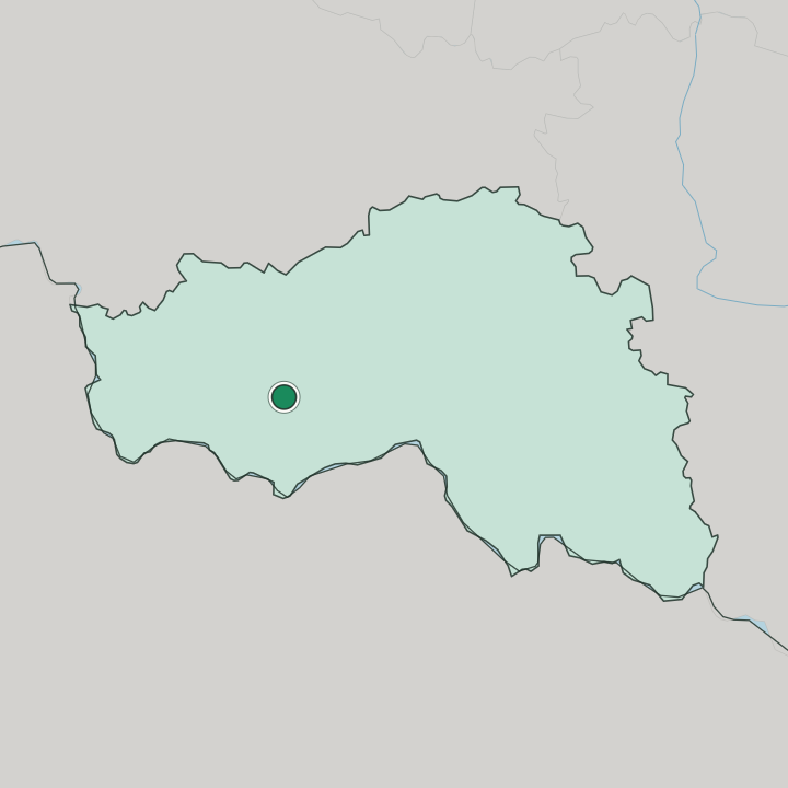 Map showing Belgorod — In Belgorod Oblast