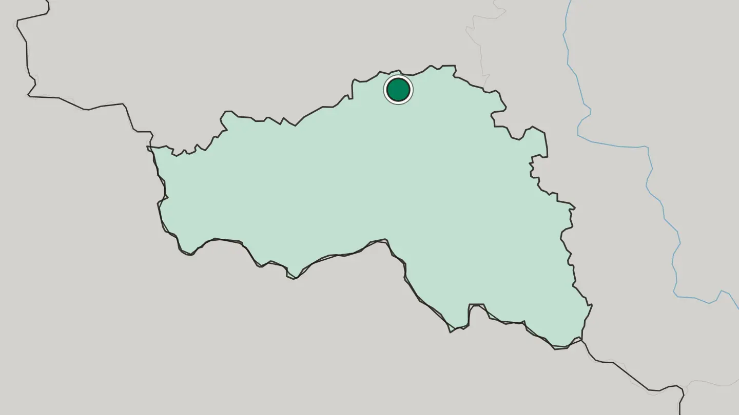 Map of Gubkin in Russia