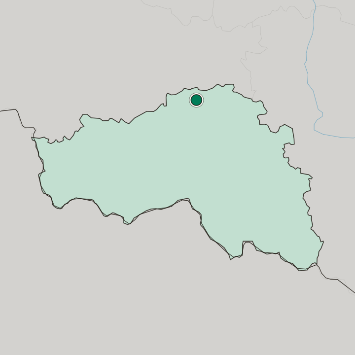 Map showing Gubkin — In Belgorod Oblast