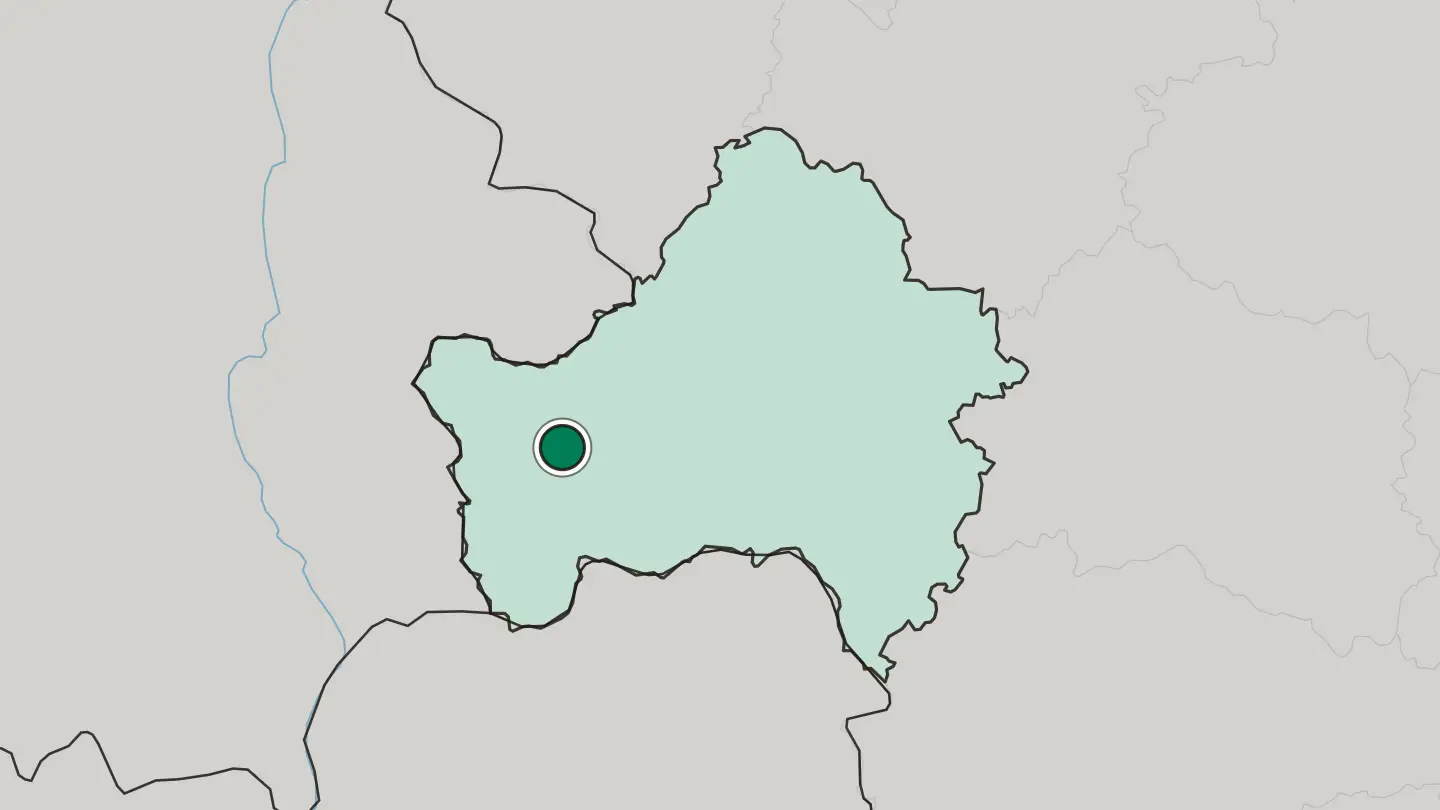 Map of Klintsy in Russia
