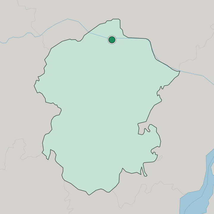Map showing Cheboksary — In Chuvashskaya Respublika