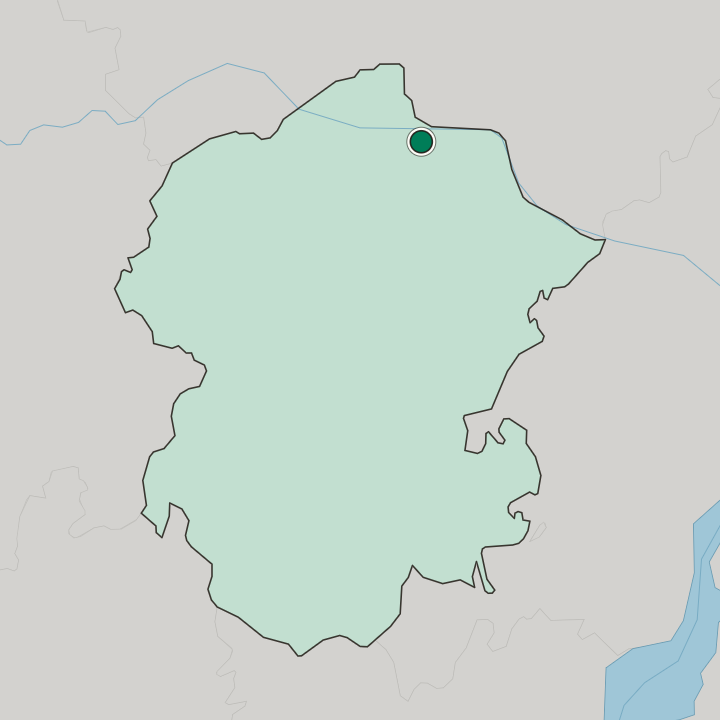 Map showing Novocheboksarsk — In Chuvashskaya Respublika