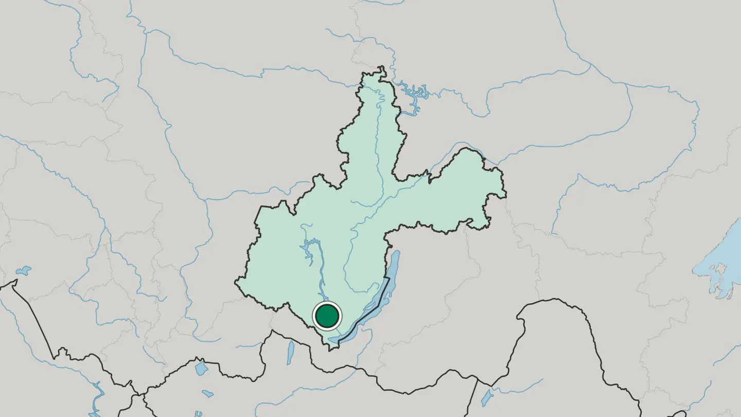 Map of Usol’ye-Sibirskoye in Russia