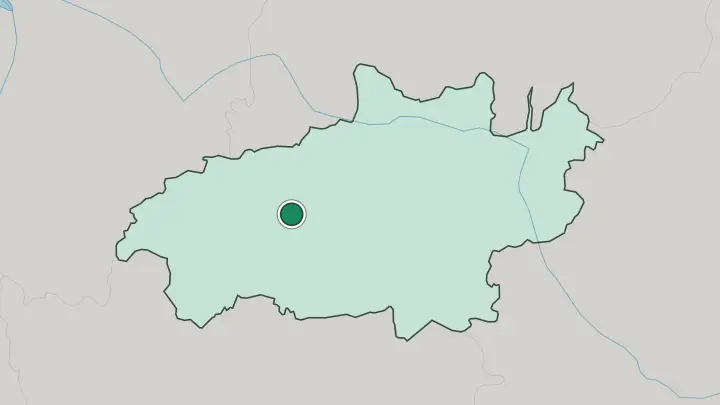 Map of Ivanovo in Russia