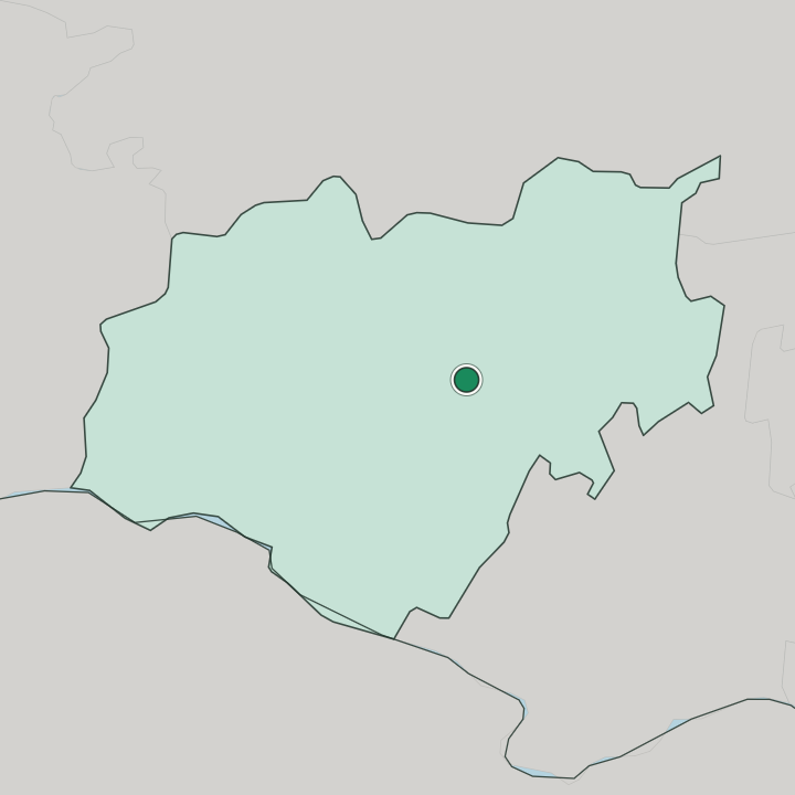 Map showing Nalchik — In Kabardino-Balkarskaya Respublika