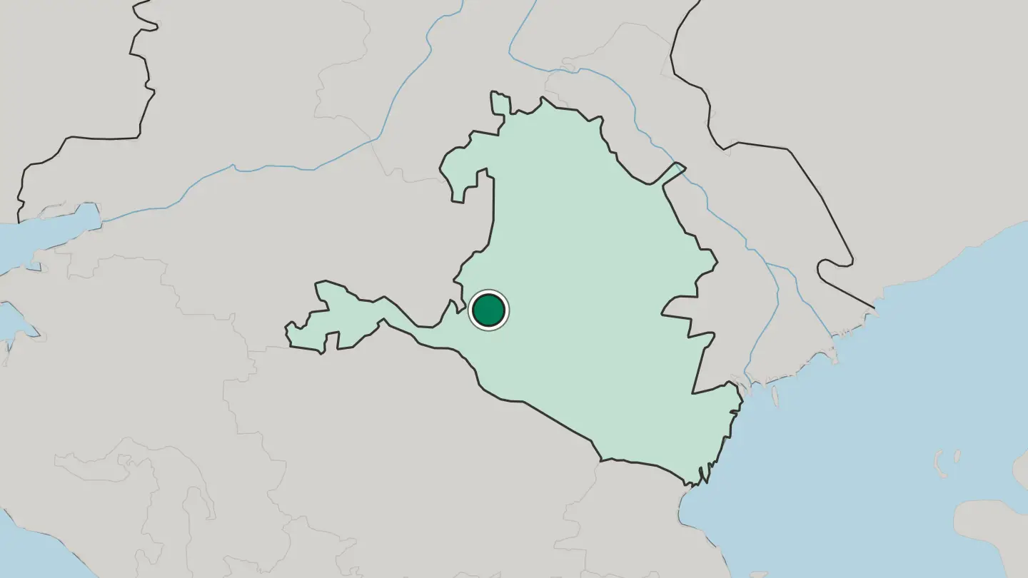 Map of Elista in Russia