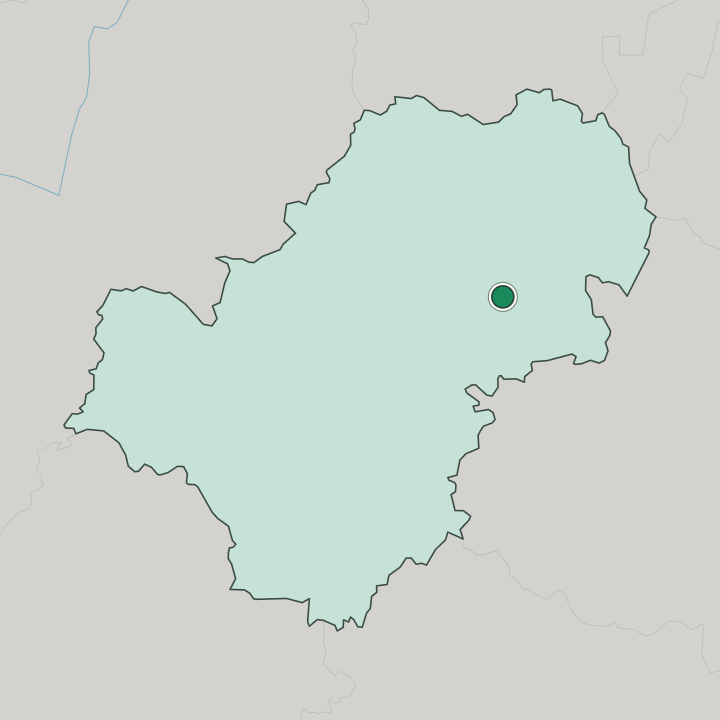 Map showing Kaluga — In Kaluga Oblast