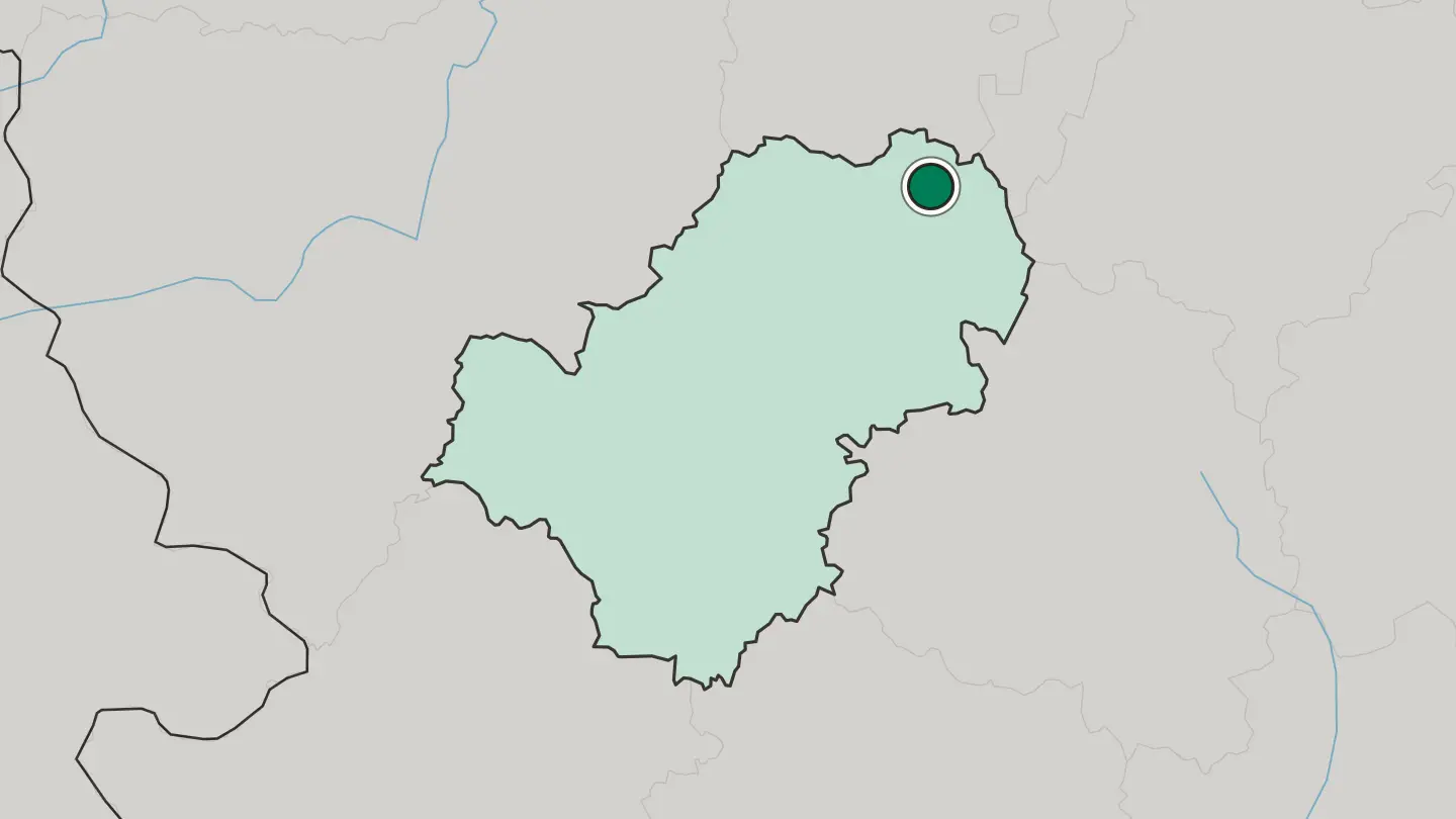 Map of Obninsk in Russia