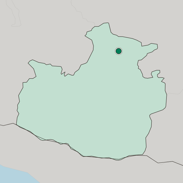 Map showing Cherkessk — In Karachayevo-Cherkesiya